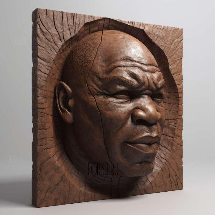 mike tyson 4 stl model for CNC